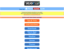 Tablet Screenshot of mobile.jojoc.com